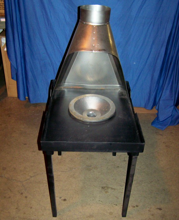 Centaur C37 Floor Model Coal Forge, Coke Firepot, Blower & Hood - Eligible for Free Shipping. See Home Page for details